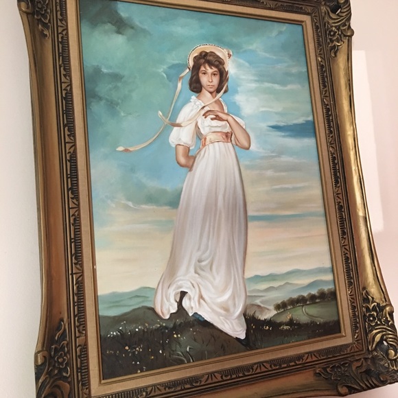 Blueboy and Pinkie one of a kind oil painting. - Picture 3 of 5